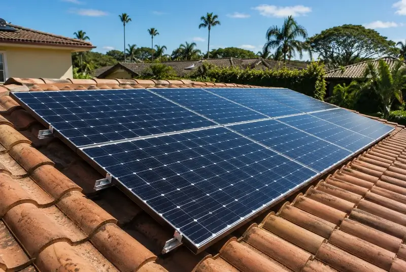 Installation de panneaux solaires à Saint-Benoist-sur-Mer
